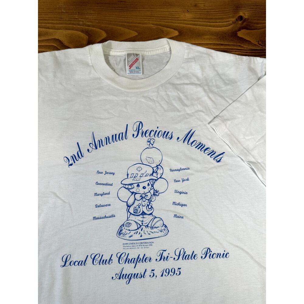 1995 Vintage 2nd Annual Precious Moments Single Stitch XL Jerzees Shirt